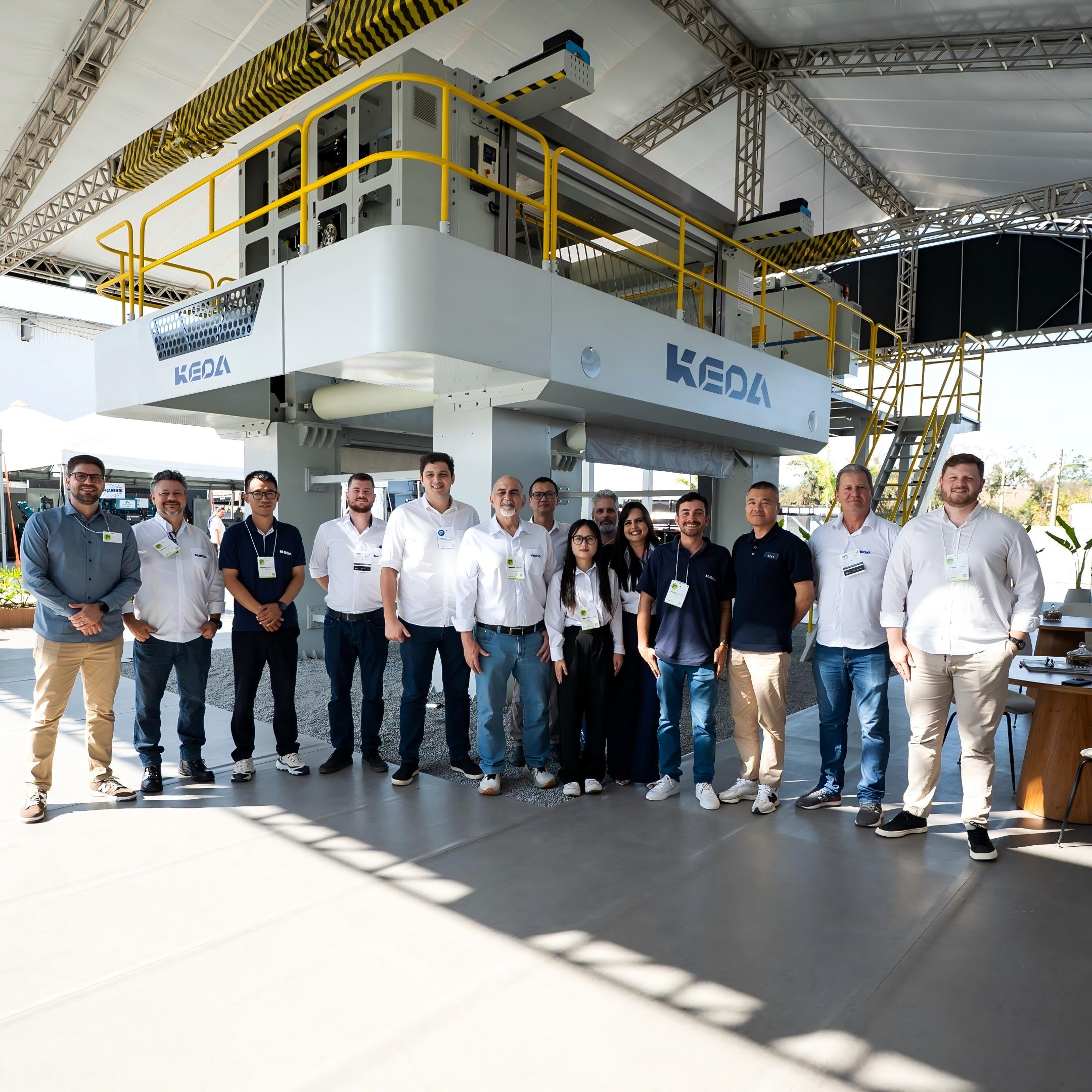KEDA Stone Machinery’s Ultra-High-Speed Super Slim-Wire Saw at Brazil Stone Fair